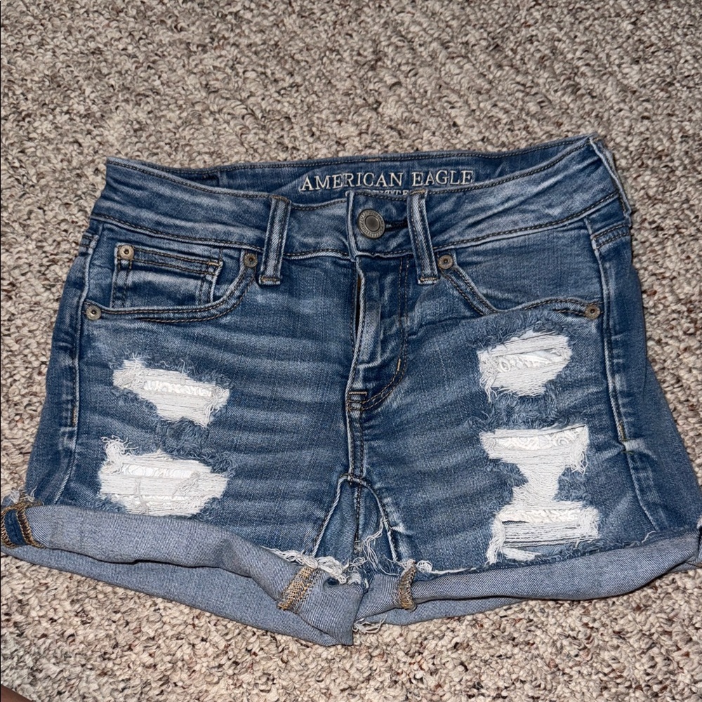 American Eagle Outfitters Distressed Jean Shorts